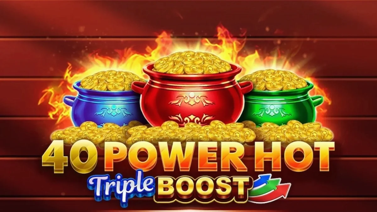 Tampilan antarmuka permainan slot 40 Power Hot Triple Boost